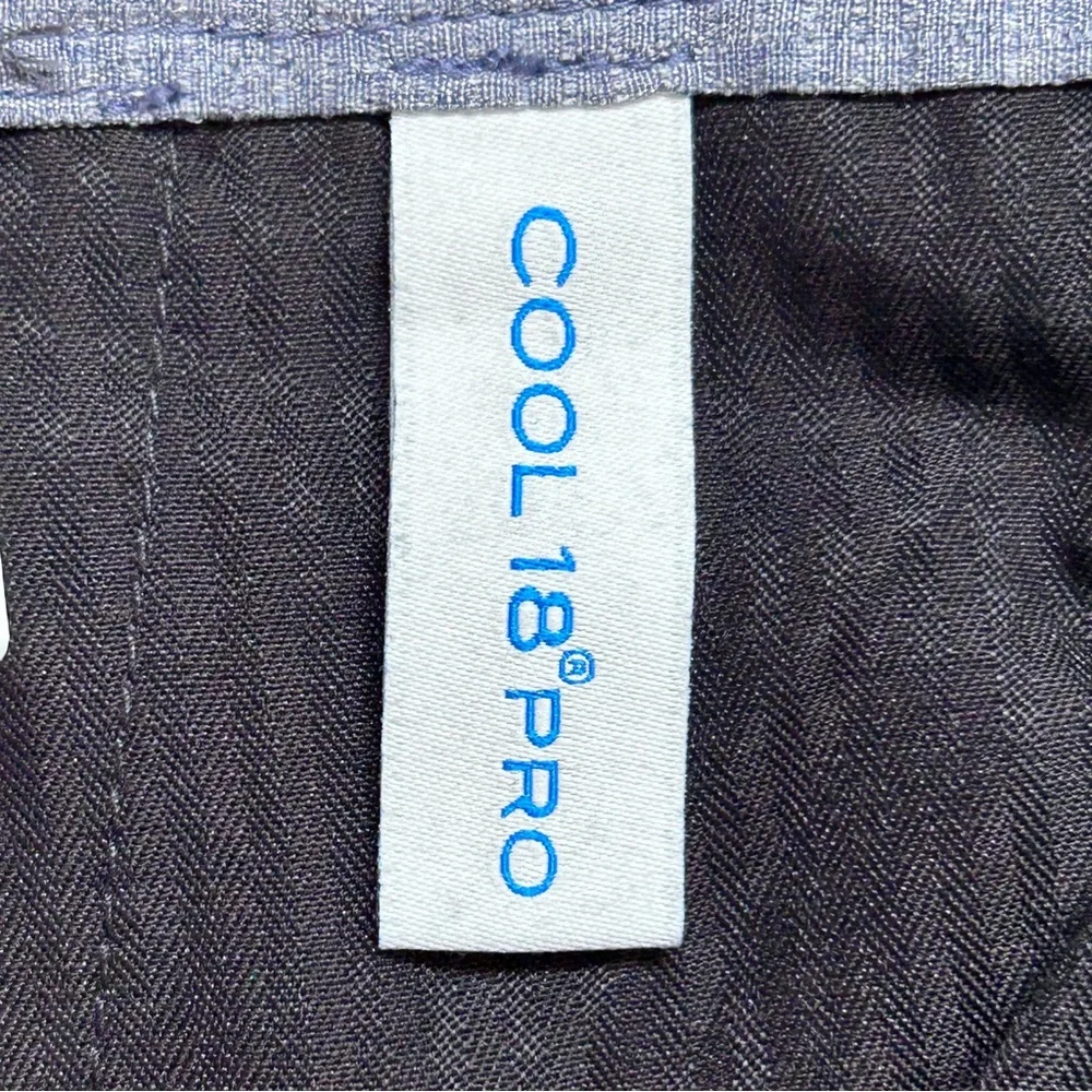 Haggar‎ Blue Flat Front Shorts Tailored Style 34 Comfort Stretch Waist